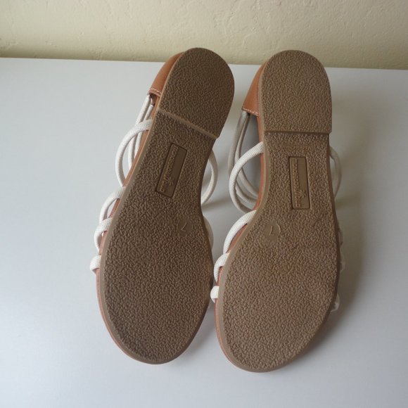 Gladiator Sandals Montego Bay Club, NEW! - Size 7M, White & Tan - Picture 11 of 12